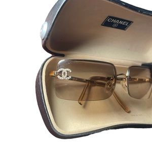 Chanel rimless sunglasses